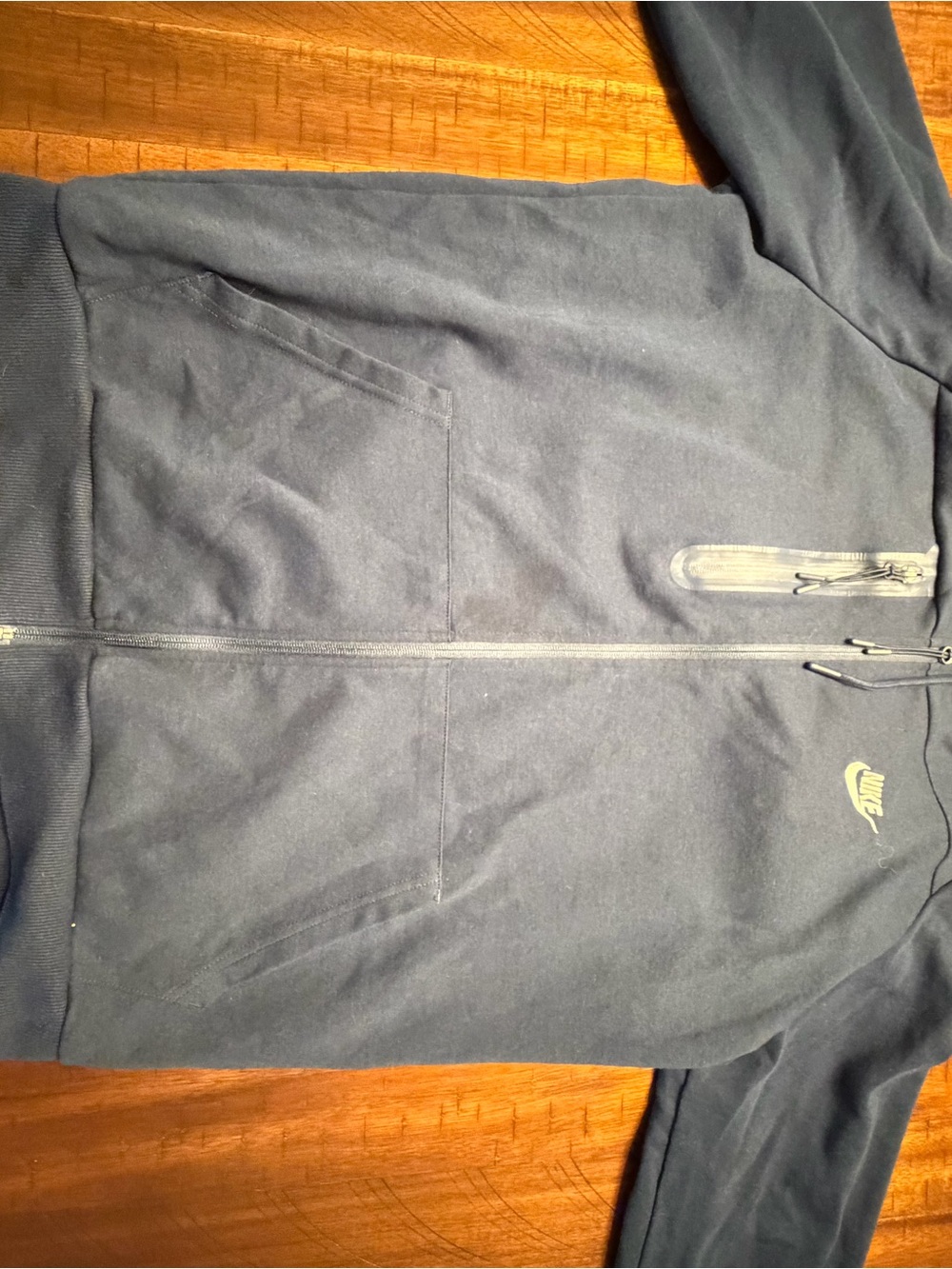 Nike Navy Lightweight Full-Zip Shirt Jacket